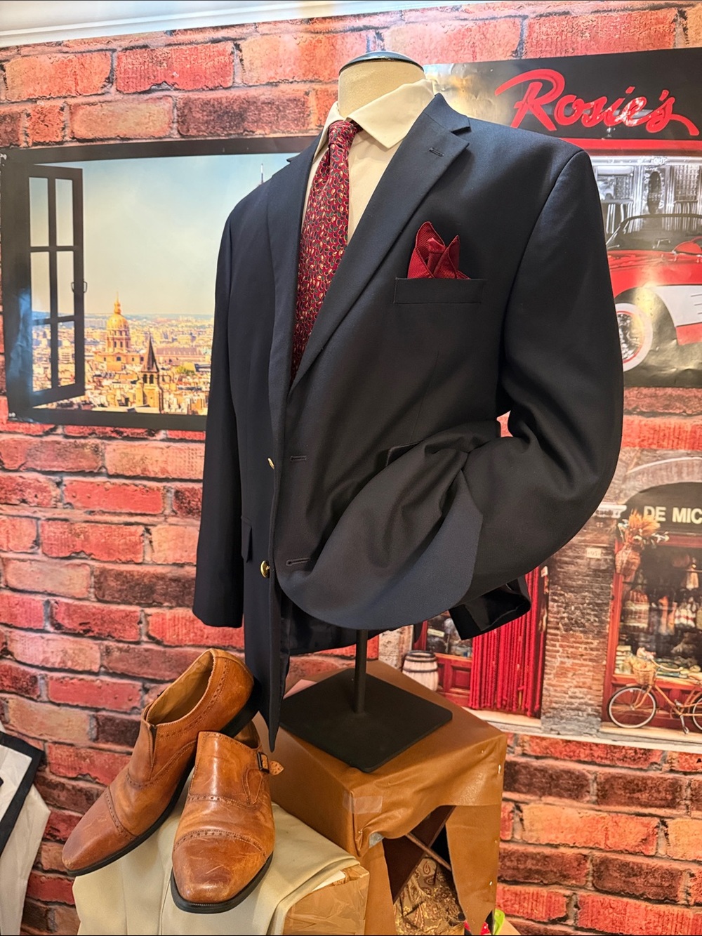 Stafford Blue Blazer - Picture 10 of 17